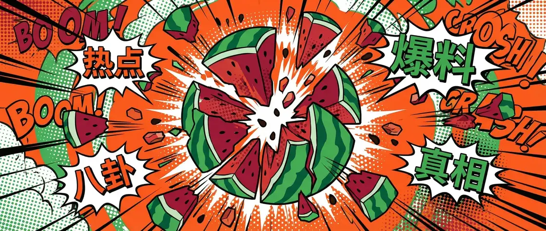 仙仙桃 今日头瓜爆炸漫画横幅